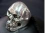 Large Closed Mouth Skull Ring-SS